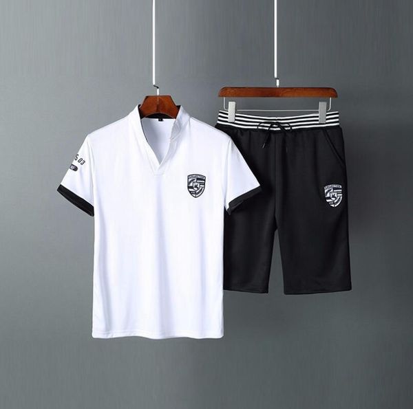 men's tracksuits two piece set tracksuit summer embroidery t shirt shorts brand track clothing male sweatsuit sports suits husband 5col, Gray
men's tracksuits two piece set tracksuit summer embroidery t shirt shorts brand track clothing male sweatsuit sports suits husband 5col, Gray