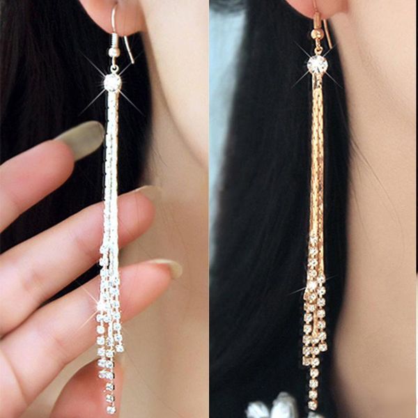 dangle & chandelier 1 pair elegant jewelry fashion women noble tassels long white hook earrings plated, Silver
dangle & chandelier 1 pair elegant jewelry fashion women noble tassels long white hook earrings plated, Silver