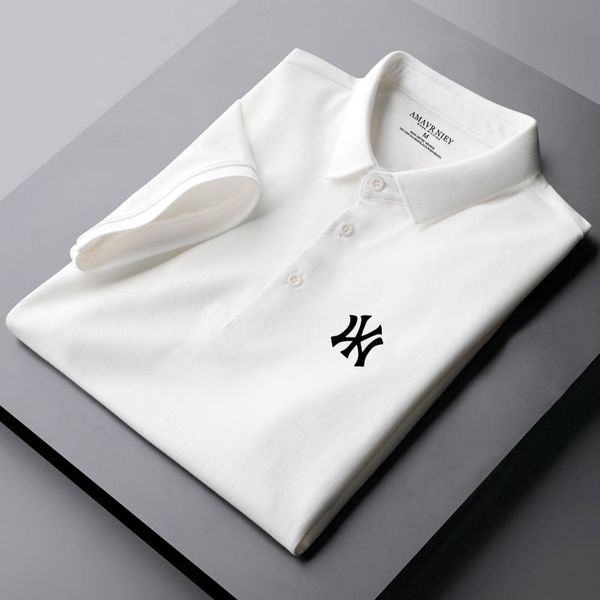 men's lapel short sleeve 2021 summer new pure cotton slim polo men's korean trendy t-shirt, White;black
men's lapel short sleeve 2021 summer new pure cotton slim polo men's korean trendy t-shirt, White;black