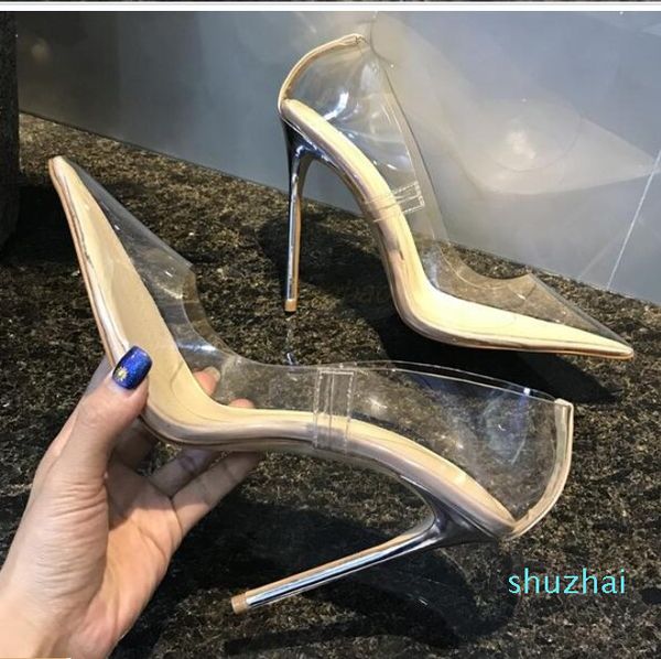 fashion women pumps nude patent leather clear pointy toe high heels pearls shoes brand with box new pvc dress shoes 12 8cm, Black
fashion women pumps nude patent leather clear pointy toe high heels pearls shoes brand with box new pvc dress shoes 12 8cm, Black