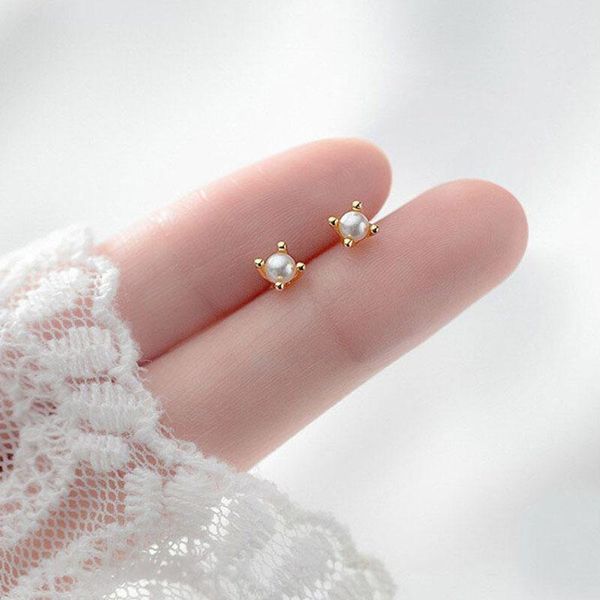 stud a00160 fashion korean genuine 925 sterling silver mini baroque pearl earrings for women teen girls daily life jewelry, Golden;silver
stud a00160 fashion korean genuine 925 sterling silver mini baroque pearl earrings for women teen girls daily life jewelry, Golden;silver