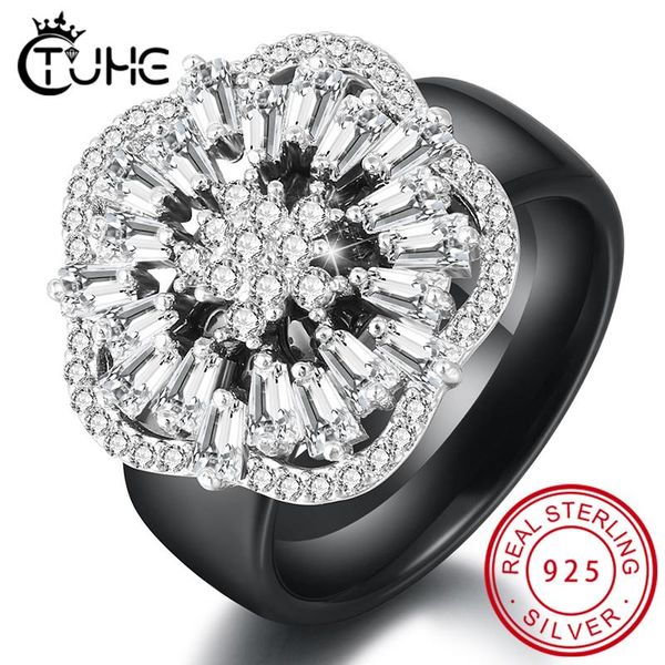 cluster rings s925 sterling silver rhinestone crystal wedding women's zircon healthy ceramic engagement glamour jewelry, Golden;silver
cluster rings s925 sterling silver rhinestone crystal wedding women's zircon healthy ceramic engagement glamour jewelry, Golden;silver