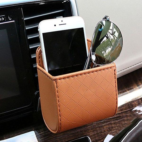 car organizer faux leather outlet air vent box mobile phone storage bag pouch automobiles stowing tidying
car organizer faux leather outlet air vent box mobile phone storage bag pouch automobiles stowing tidying
