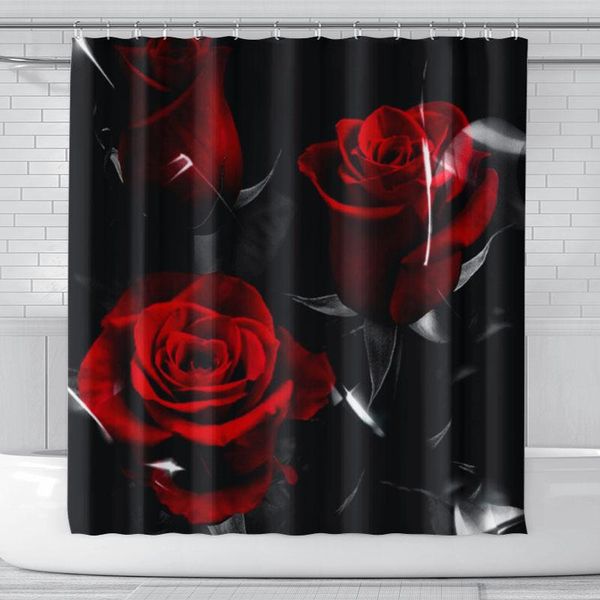 shower curtains red rose bathroom curtain set bath mats rugs beautiful flowers toilet lid cover anti-slip carpet with 12 hooks
shower curtains red rose bathroom curtain set bath mats rugs beautiful flowers toilet lid cover anti-slip carpet with 12 hooks