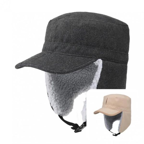 wide brim hats ear flap beanie solid color winter accessories thickening lamb woolen hat, Blue;gray
wide brim hats ear flap beanie solid color winter accessories thickening lamb woolen hat, Blue;gray