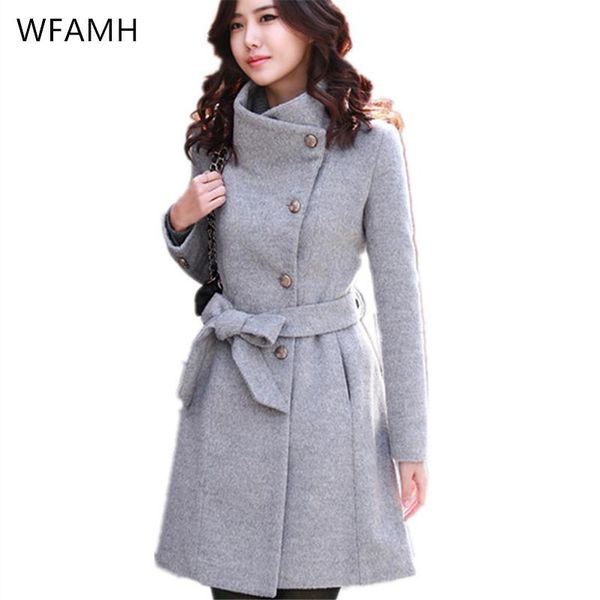women's wool & blends fall 2021 fashion simple coat mid-length single-breasted belted woolen with thicker women polyester full solid, Black
women's wool & blends fall 2021 fashion simple coat mid-length single-breasted belted woolen with thicker women polyester full solid, Black