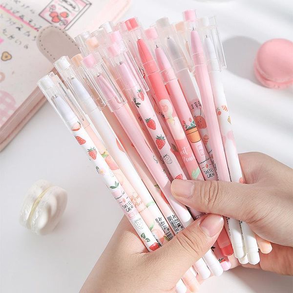 gel pens 12pcs/set 0.5mm pen peach kawaii stationery school supplies avocado ink for office supply student writing tool
gel pens 12pcs/set 0.5mm pen peach kawaii stationery school supplies avocado ink for office supply student writing tool