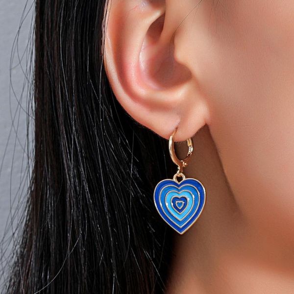 hoop & huggie love heart shaped pendant huggies earrings colorful sweet cute plant metal for women girls ear rings jewelry gift, Golden;silver
hoop & huggie love heart shaped pendant huggies earrings colorful sweet cute plant metal for women girls ear rings jewelry gift, Golden;silver