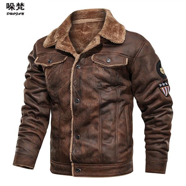 men's fur & faux duofan jackets for men winter suede leather jacket vintage motorcycle slim fit retro coat fashion outwear lined, Black
men's fur & faux duofan jackets for men winter suede leather jacket vintage motorcycle slim fit retro coat fashion outwear lined, Black