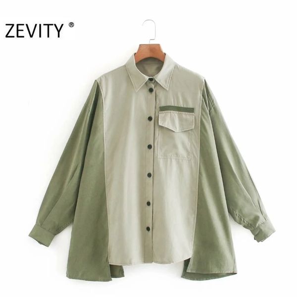 women vintage turn down collar color match patchwork casual loose blouse lady pocket patch shirt chic chemise ls7122 210420, White
women vintage turn down collar color match patchwork casual loose blouse lady pocket patch shirt chic chemise ls7122 210420, White