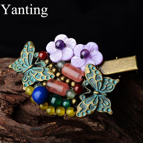 hair clips & barrettes yanting vintage clip pin ancient copper butterfly watermelon crystal beads shell flower natural stone for 069, Golden;silver
hair clips & barrettes yanting vintage clip pin ancient copper butterfly watermelon crystal beads shell flower natural stone for 069, Golden;silver