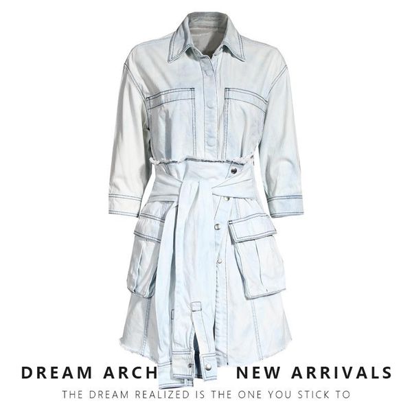 autumn two piece women's small fresh french wash denim waist half skirt dress suit pants, White
autumn two piece women's small fresh french wash denim waist half skirt dress suit pants, White