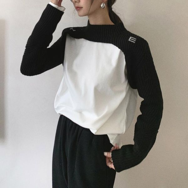 high street korean fashion sweater gothic loose hipster simple designer spring autumn the thin round neck long sleeve women's sweaters, White;black
high street korean fashion sweater gothic loose hipster simple designer spring autumn the thin round neck long sleeve women's sweaters, White;black