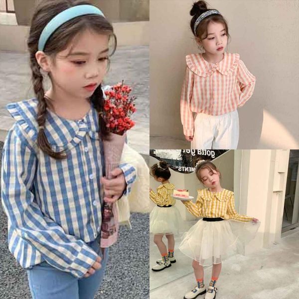 arrival childrens plaid shirt spring and summer girl sweet lotus leaf collar 3 8 years old children, White;black
arrival childrens plaid shirt spring and summer girl sweet lotus leaf collar 3 8 years old children, White;black