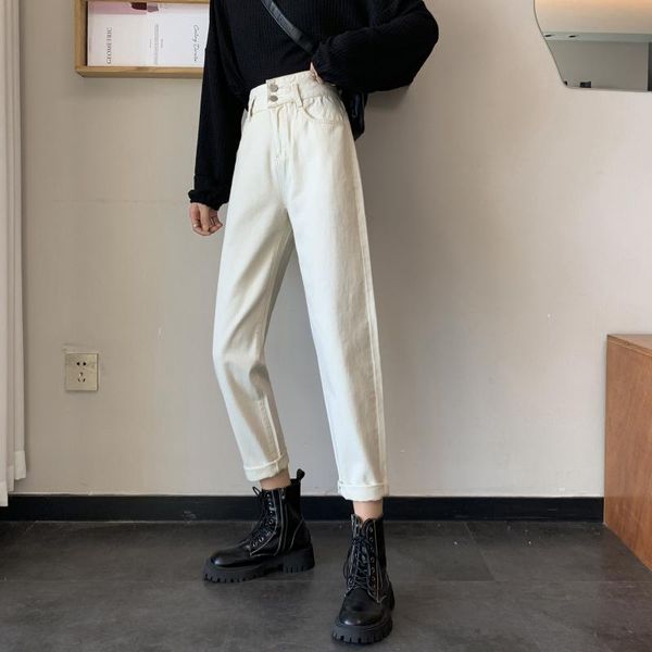 women's jeans dd081 straight-leg high-waisted thin wide-legged nine-point pants all-match women, Blue
women's jeans dd081 straight-leg high-waisted thin wide-legged nine-point pants all-match women, Blue