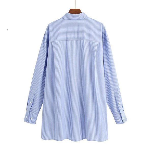 women's blouses & shirts hadara fashion casual turn down collar women elegant loose blue striped printed long sleeve ladies ipaa, White
women's blouses & shirts hadara fashion casual turn down collar women elegant loose blue striped printed long sleeve ladies ipaa, White