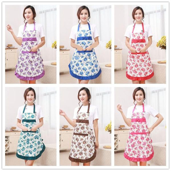 aprons 3pcs/lot lace bowknot apron bib with pockets women's waterproof and oil-proof kitchen fashion hand-wiping flower work clothes
aprons 3pcs/lot lace bowknot apron bib with pockets women's waterproof and oil-proof kitchen fashion hand-wiping flower work clothes