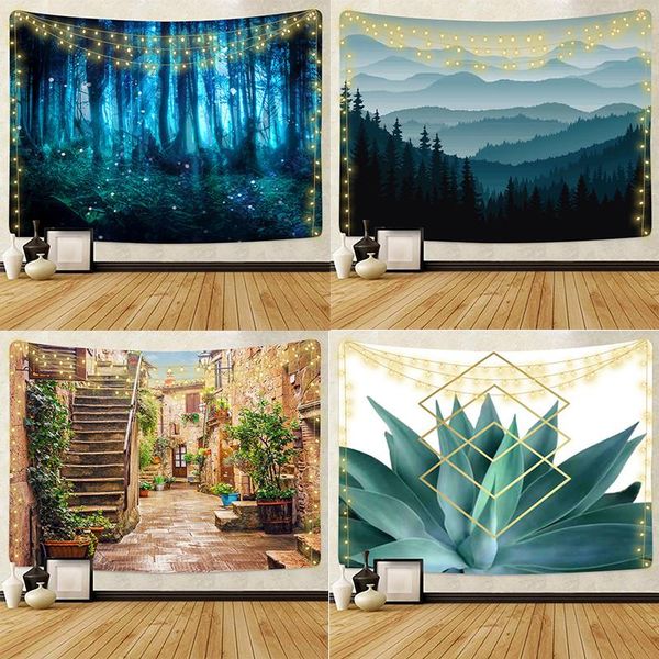 tapestries drop natural scenery tapestry wall hanging hippie polyester home decor blanket fabric bedroom 180Ã230cm with 6m light
tapestries drop natural scenery tapestry wall hanging hippie polyester home decor blanket fabric bedroom 180Ã230cm with 6m light