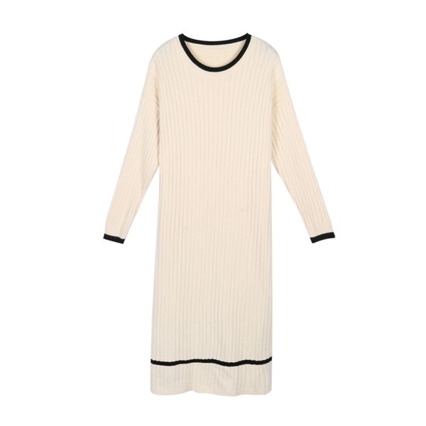 women sweater o neck beige black pullovers long sleeve casual winter loose midi dress d0846 210514, Black;gray
women sweater o neck beige black pullovers long sleeve casual winter loose midi dress d0846 210514, Black;gray