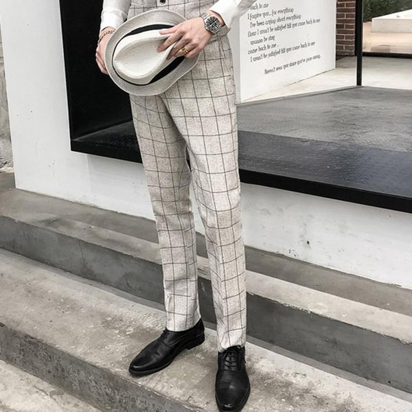 men's suits & blazers fall 2021 business dress formal pants social office suit casual classic lattice wedding large 29-38, White;black
men's suits & blazers fall 2021 business dress formal pants social office suit casual classic lattice wedding large 29-38, White;black