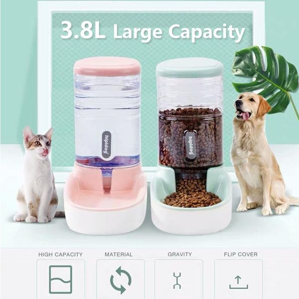 cat bowls & feeders 3.8l pet automatic large capacity water fountain plastic dog bottle feeding dispenser for cats
cat bowls & feeders 3.8l pet automatic large capacity water fountain plastic dog bottle feeding dispenser for cats
