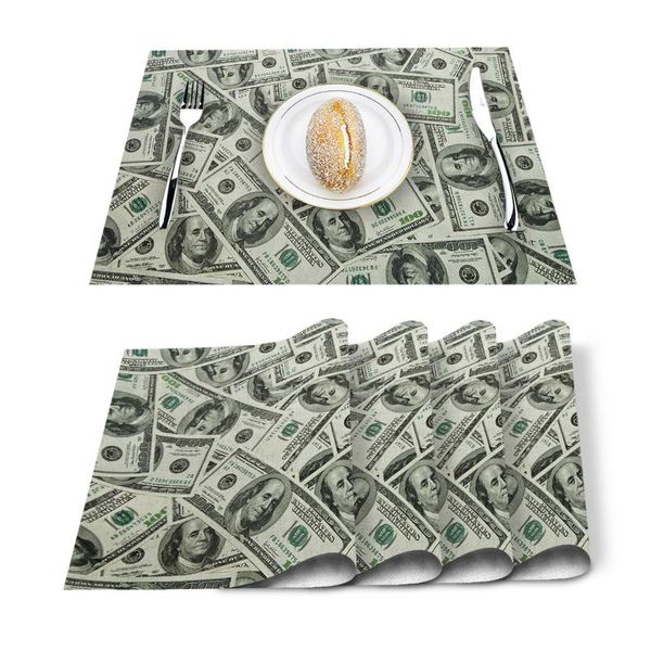 table runner money pattern kitchen placemat for dining non-slip and heat-insulating mat decoration
table runner money pattern kitchen placemat for dining non-slip and heat-insulating mat decoration
