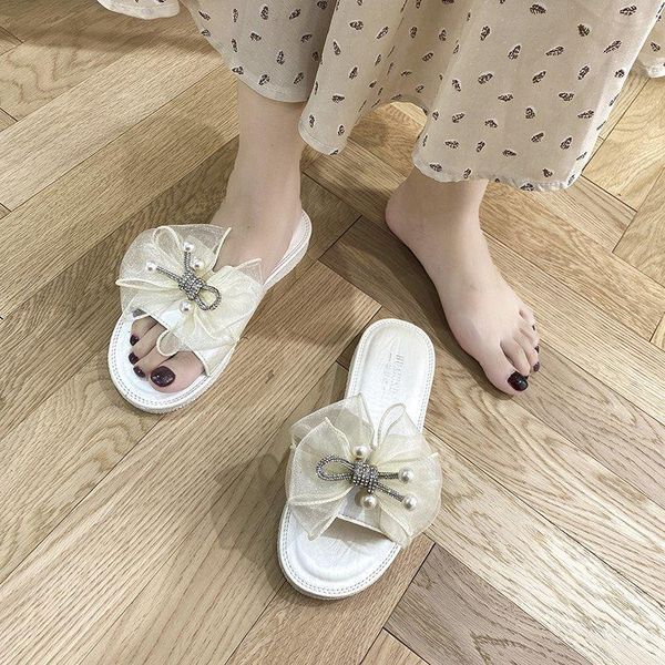 slippers flat women crystal bow slides soft sole shoes summer sweet open toe zapatillas mujer 2021, Black
slippers flat women crystal bow slides soft sole shoes summer sweet open toe zapatillas mujer 2021, Black