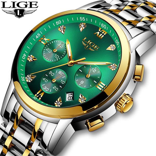wristwatches lige 2021 green water surface luxury mens watch waterproof date clock watches men quartz relogio masculino+box, Slivery;brown
wristwatches lige 2021 green water surface luxury mens watch waterproof date clock watches men quartz relogio masculino+box, Slivery;brown