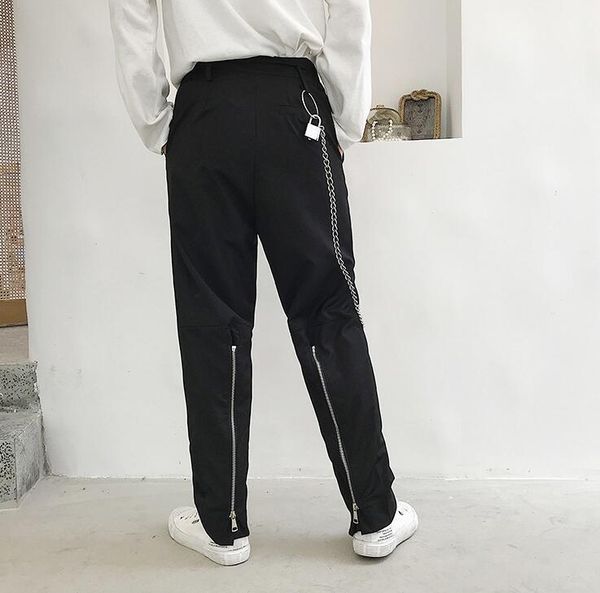 street personality fashion harem pants mens casual trousers pantalones hombre split zipper for men pantalon homme black men's
street personality fashion harem pants mens casual trousers pantalones hombre split zipper for men pantalon homme black men's
