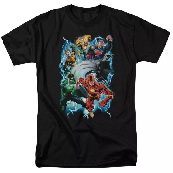 justice league of america electric team t-shirt dc comics sizes s-3x new, White;black
justice league of america electric team t-shirt dc comics sizes s-3x new, White;black