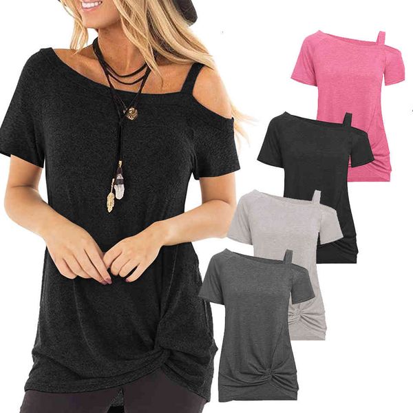 polo front twist of a solid shoulder t vetement femme 2021 female casual pretty shirt, White
polo front twist of a solid shoulder t vetement femme 2021 female casual pretty shirt, White