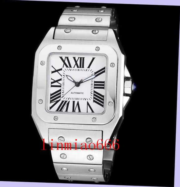 luxury 100xl big s wristwatches stainless steel strap silver dial automatic machanical men watch 35mm mens watches, Slivery;brown
luxury 100xl big s wristwatches stainless steel strap silver dial automatic machanical men watch 35mm mens watches, Slivery;brown