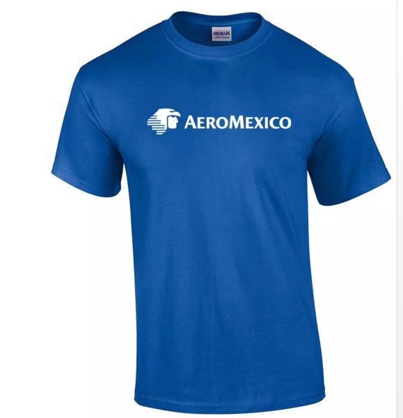 AeroMexico Vintage Logo Mexican Airline T-Shirt Cotton Royal Blue Shirt S - 5XL, White;black
AeroMexico Vintage Logo Mexican Airline T-Shirt Cotton Royal Blue Shirt S - 5XL, White;black
