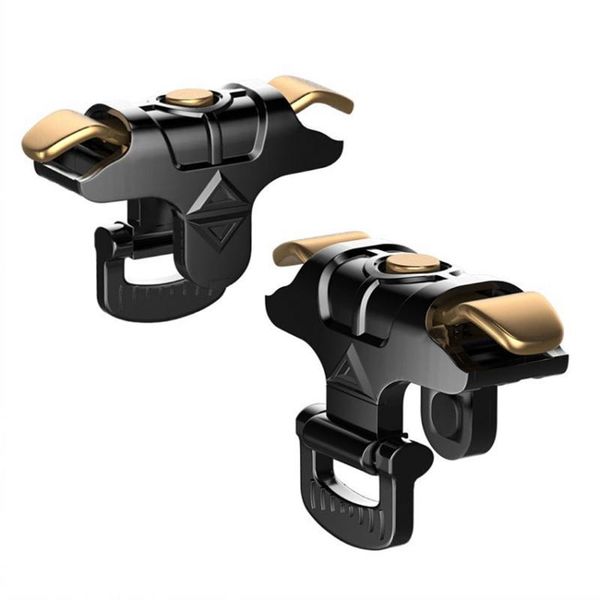 -1 mechanical metal mobile game buttons four-finger gamepad controllers & joysticks
-1 mechanical metal mobile game buttons four-finger gamepad controllers & joysticks