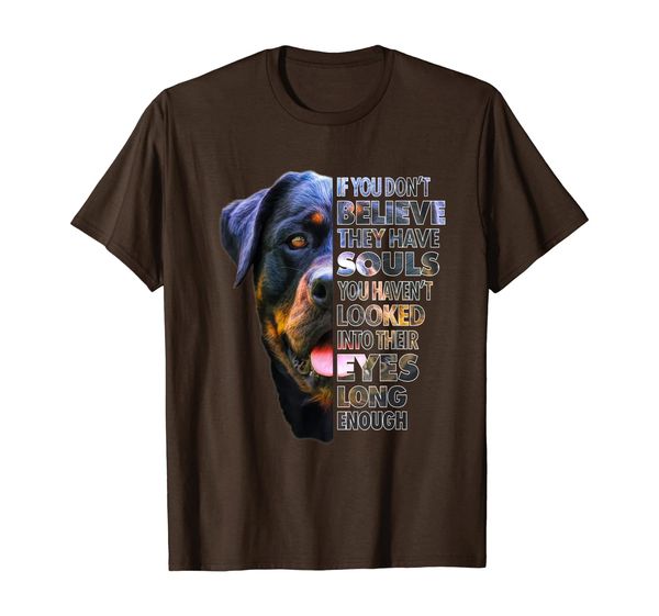 rottweiler soul i love rotties dog lover t-shirt, White;black 
rottweiler soul i love rotties dog lover t-shirt, White;black