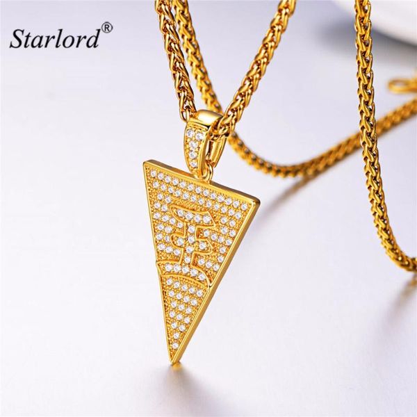 pendant necklaces starlord chinese character king necklace triangle cz jewelry iced out statement arrowhead charm p3585, Silver
pendant necklaces starlord chinese character king necklace triangle cz jewelry iced out statement arrowhead charm p3585, Silver