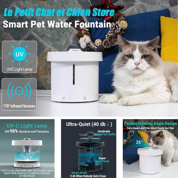 cat bowls & feeders pet automatic water dispenser circulating living dog supplies sterilization drinking non-leakage fountain
cat bowls & feeders pet automatic water dispenser circulating living dog supplies sterilization drinking non-leakage fountain