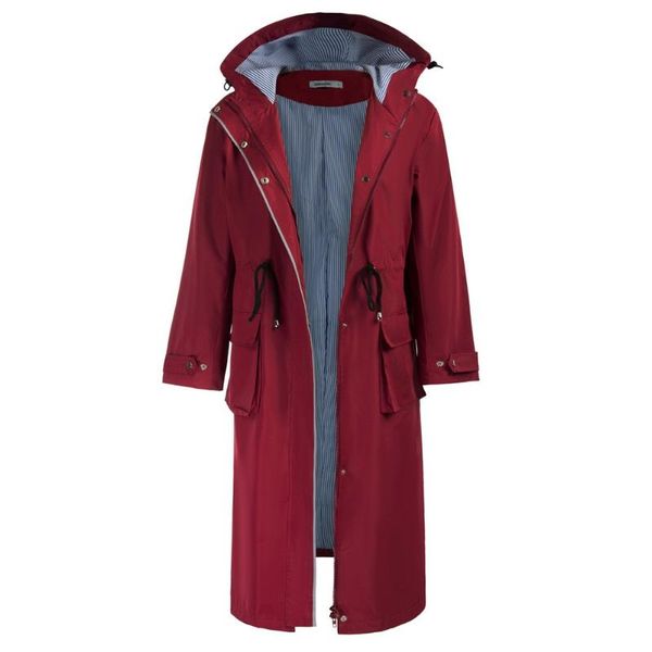 women's jackets women slim jacket zip-up waterproof long sleeve hooded coat female casual drawstring waist portable outwear, Black;brown
women's jackets women slim jacket zip-up waterproof long sleeve hooded coat female casual drawstring waist portable outwear, Black;brown