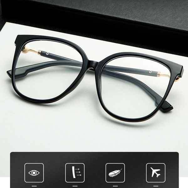 sunglasses oversized cateye anti blue light blocking glasses frame women reading spectacles computer gaming eyeglasses korea summer eyewear, White;black
sunglasses oversized cateye anti blue light blocking glasses frame women reading spectacles computer gaming eyeglasses korea summer eyewear, White;black