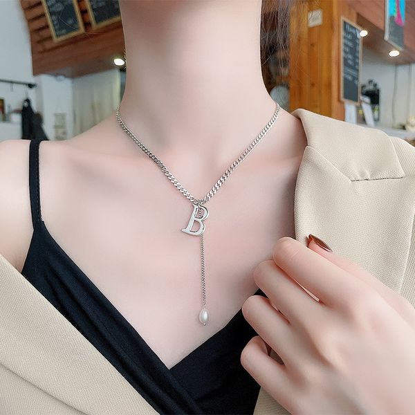 chaosheng s925 sterling silver b letter tassel pearl necklace net red hip hop street minority design versatile clavicle chain
chaosheng s925 sterling silver b letter tassel pearl necklace net red hip hop street minority design versatile clavicle chain