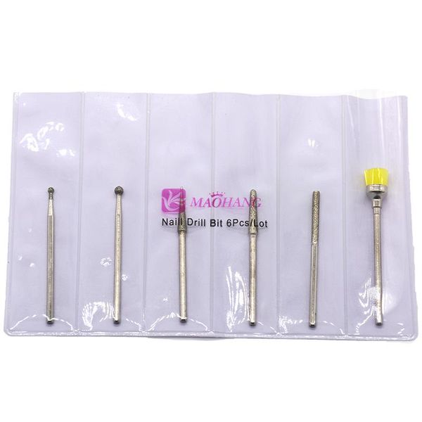 nail art equipment 6pcs/set diamond drill bits electric manicure machine drills accessories rotary burr mills cutter remover tools, Silver
nail art equipment 6pcs/set diamond drill bits electric manicure machine drills accessories rotary burr mills cutter remover tools, Silver