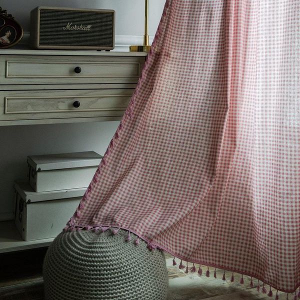 curtain & drapes curtains pink lattice tassel japanese style small window kitchen cotton and linen semi-shading bay 1 piece
curtain & drapes curtains pink lattice tassel japanese style small window kitchen cotton and linen semi-shading bay 1 piece