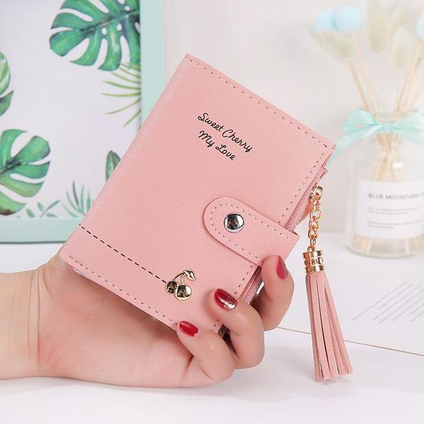 korean women's buckle wallet tassel student multi card zero coin purse men women wallets holder ladies, White
korean women's buckle wallet tassel student multi card zero coin purse men women wallets holder ladies, White