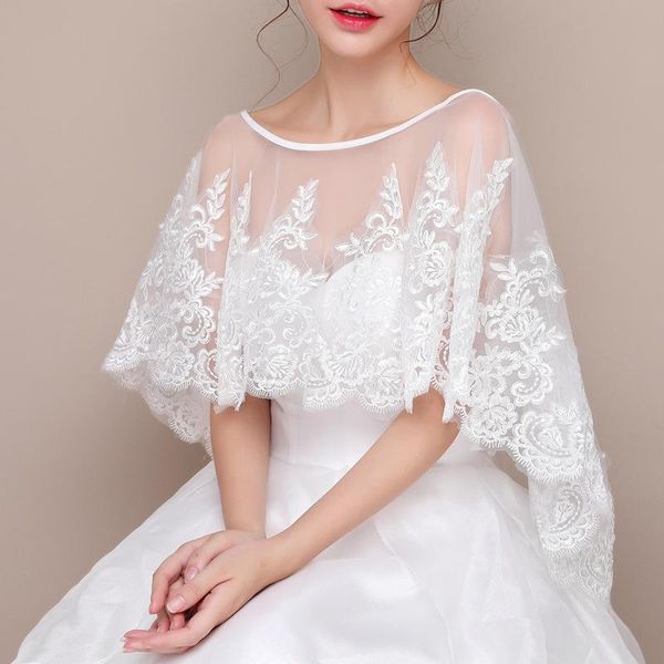scarves 2021 wedding accessories elegant lace bridal cloak cape short front long back women wrap evening shawl, Blue;gray
scarves 2021 wedding accessories elegant lace bridal cloak cape short front long back women wrap evening shawl, Blue;gray