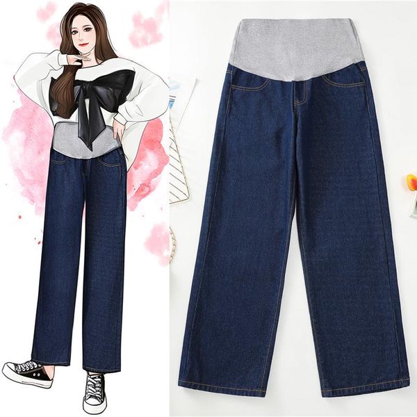 maternity bottoms pregnant women jeans wide-legged pants spring and autumn fashion denim trousers plus size full length pregnancy, White
maternity bottoms pregnant women jeans wide-legged pants spring and autumn fashion denim trousers plus size full length pregnancy, White