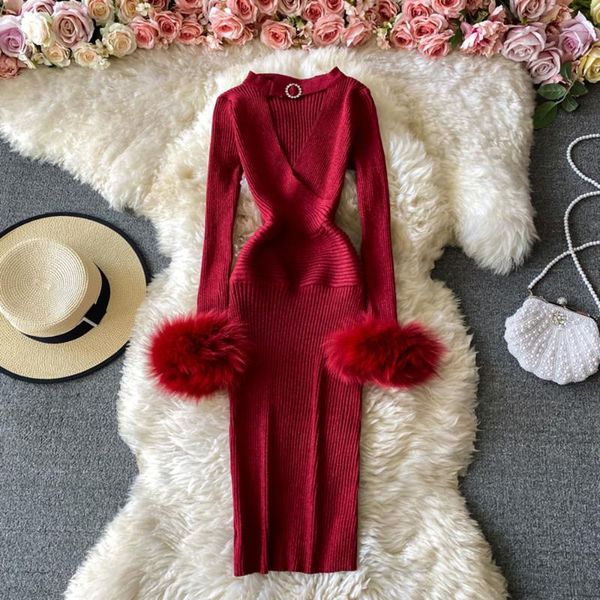 casual dresses party slim elastic warm base femme robe autumn winter shiny knitted dress for women long sleeve hollow out bodycon, Black;gray
casual dresses party slim elastic warm base femme robe autumn winter shiny knitted dress for women long sleeve hollow out bodycon, Black;gray