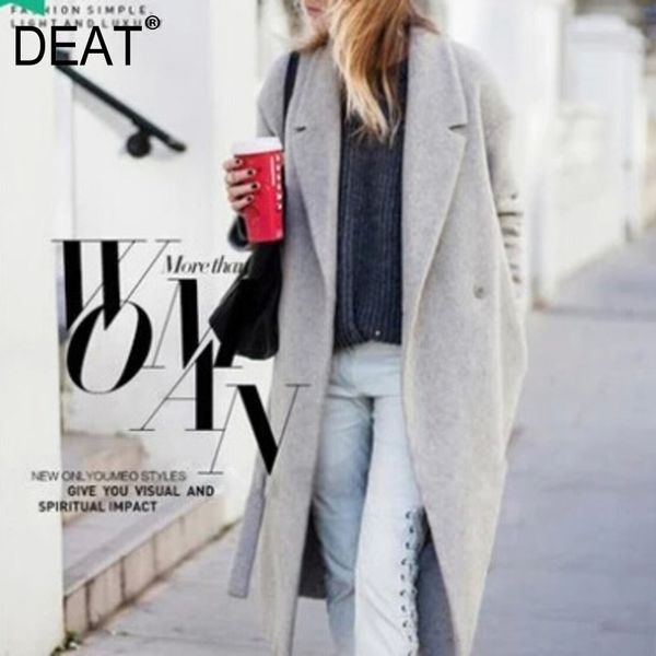 deat autumn and winter turn-down collar full sleeves gray color wool pocket windbreaker female trench wo61402l 210428, Tan;black
deat autumn and winter turn-down collar full sleeves gray color wool pocket windbreaker female trench wo61402l 210428, Tan;black