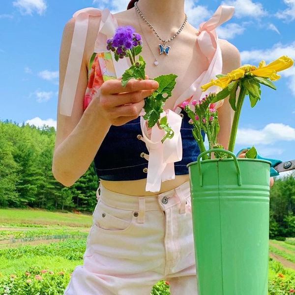 women's tanks & camis crop tank stylish color block bow tie strap lace up holiday exposed navel camisole vest clubwear streetwear, White
women's tanks & camis crop tank stylish color block bow tie strap lace up holiday exposed navel camisole vest clubwear streetwear, White