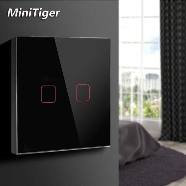 smart home control minitiger led lamp touch switch eu/uk standard glass panel switch, 2 gang 1 way, ac220v eu light wall screen
smart home control minitiger led lamp touch switch eu/uk standard glass panel switch, 2 gang 1 way, ac220v eu light wall screen