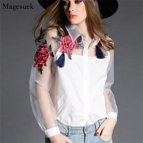 fall casual embroidery flower shirt women autumn long sleeve elegant chiffon blouse plus size blusas 606b 210512, White
fall casual embroidery flower shirt women autumn long sleeve elegant chiffon blouse plus size blusas 606b 210512, White